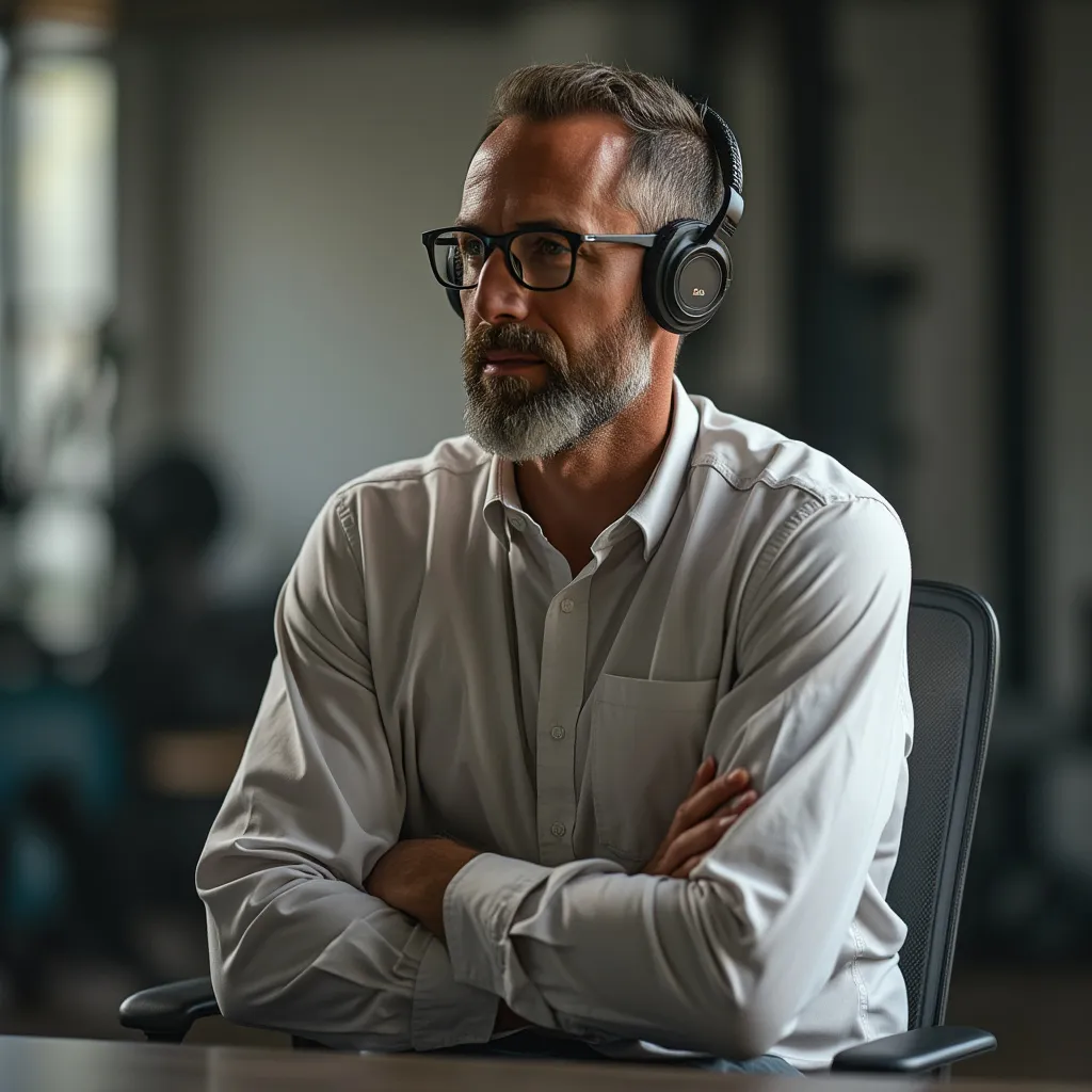 Coach travaillant avec un client